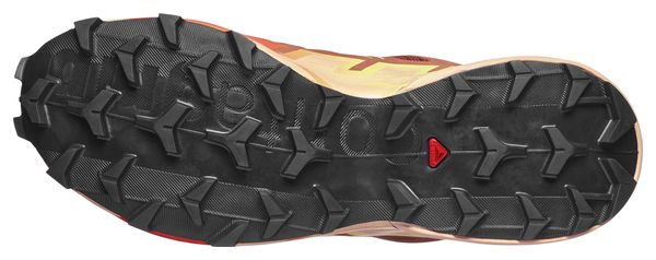 Salomon Speedcross 6 GTX Trail Running Shoes, Red/Pink, Women's