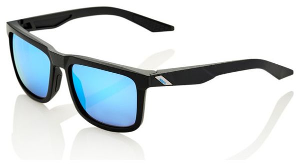 100% Gafas Blake - Negro mate - Espejo azul HiPER