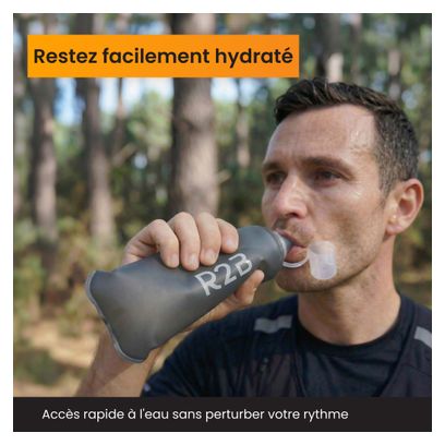 Gilet d'hydratation avec Bouteille Soupple (500 ML) - Running vest + Soft Flask