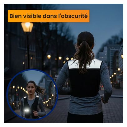 Gilet d'hydratation avec Bouteille Soupple (500 ML) - Running vest + Soft Flask