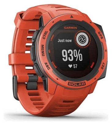 Orologio GPS Garmin Instinct Solar rosso fiamma