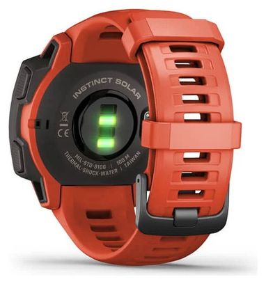 Orologio GPS Garmin Instinct Solar rosso fiamma