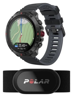 Reloj GPS Polar Grit X2 Pro Negro Noche + Sensor de Frecuencia Cardíaca H10