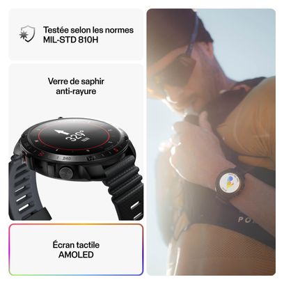 Polar Grit X2 Pro GPS Horloge Black Night + H10 Hartslagsensor