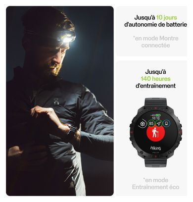 Polar Grit X2 Pro GPS Horloge Black Night + H10 Hartslagsensor