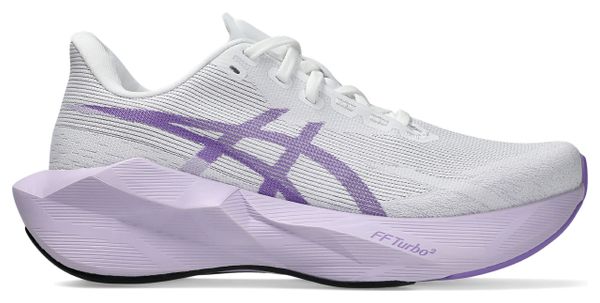 Asics Novablast 6 Laufschuhe für Damen, Weiß/Violett, EMBARGO 01.07.2026