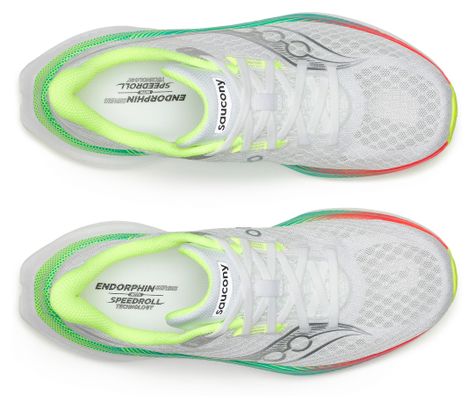 Saucony Endorphin Speed 5 hardloopschoenen, wit/meerkleurig, dames