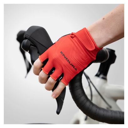 Endura Xtract Lite Korte Vrouwenhandschoenen Rood/Zwart