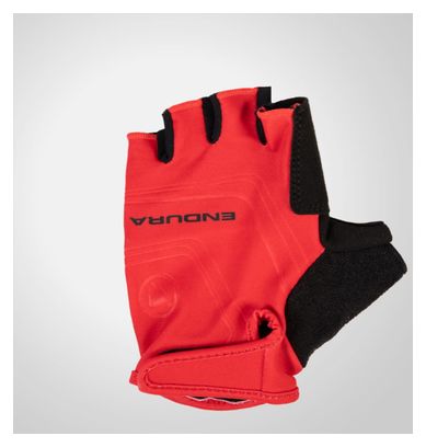 Endura Xtract Lite Korte Vrouwenhandschoenen Rood/Zwart