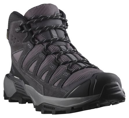 Damen-Wanderschuhe Salomon X Ultra 360 Mid Gore-Tex Grau/Schwarz