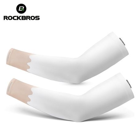 Sleeves bike protection UV white ROCKBROS