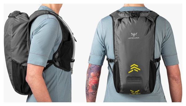 Apidura Backcountry Hydration Backpack 14L Grey + 2L Bladder