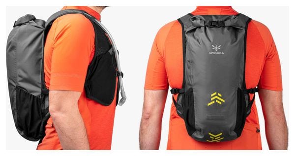 Apidura Backcountry Hydration Backpack 14L Grey + 2L Bladder