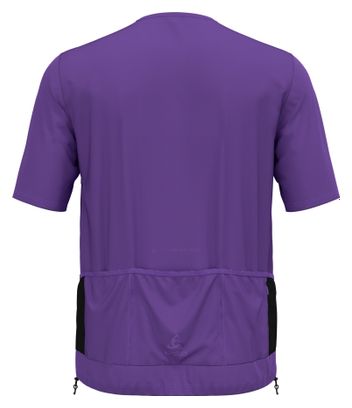 Odlo Cargo Chill-Tec Maillot de manga corta Hyper Contrast Morado