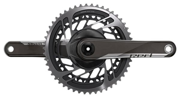 SRAM, Red AXS, pédalier, vitesse : 12, axe : 28,99 mm, BCD : montage direct, 50/37, Dub, 175 mm, noir, route