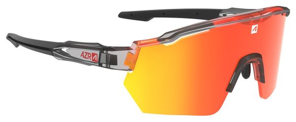AZR Kromic Race RX Cristal Gafas Negro Transparente/Kromic Iridescent Red Pantalla Multicapa
