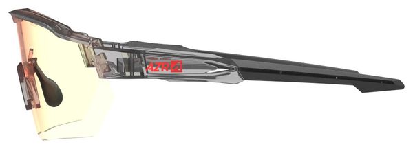 AZR Kromic Race RX Cristal Gafas Negro Transparente/Kromic Iridescent Red Pantalla Multicapa