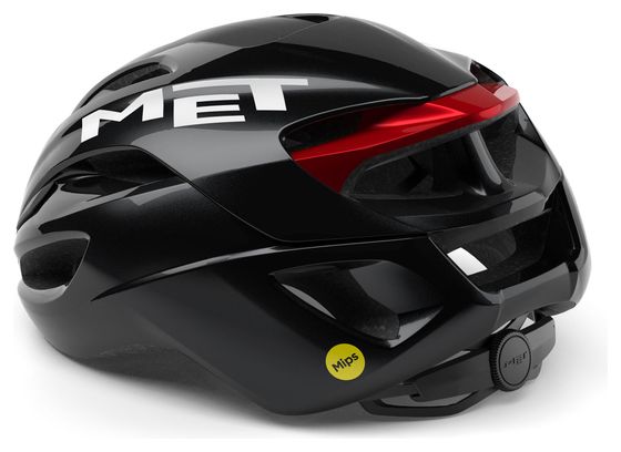 Casque Route MET Rivale Mips Noir/Rouge