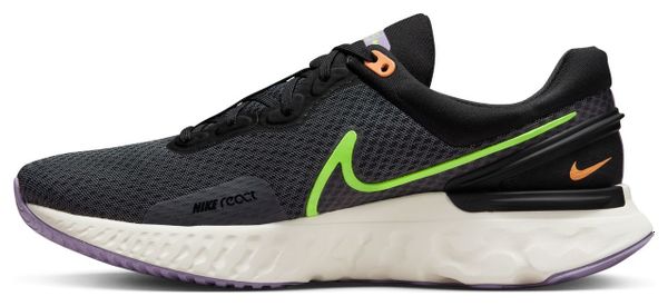 Nike React Miler 3 Running Shoes Black Violet