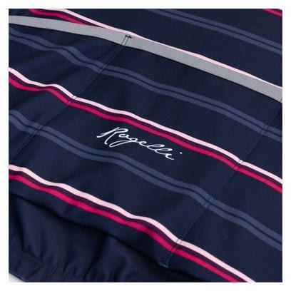 Veste Velo Hiver Rogelli Stripe - Femme - Bleu/Rose