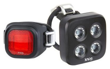 Luce anteriore e posteriore Knog Blinder Mob + Mini Nero