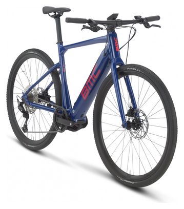 Vélo Fitness Électrique BMC Alpenchallenge AMP AL One Shimano Deore 11V 625 Wh 700 mm Bleu Ultramarine 2023