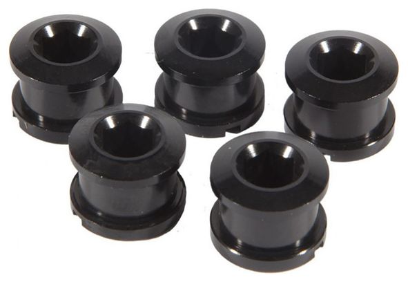 Vorwärts Alu 6.5mm x5 Kettenblattschrauben Schwarz