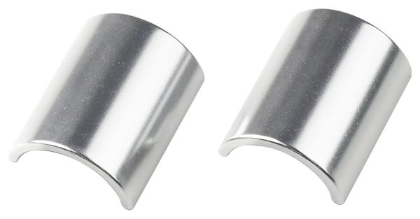 Spessori manubrio in lega VéloOrange per manubri da 31,8 a 25,4 mm Silver