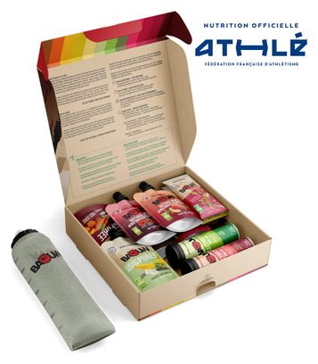Baouw Trail Gift Set - Bars, Spreads, Gels + 500ml Soft Flask