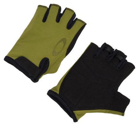 Oakley Drops Road Kurze Handschuhe Grün