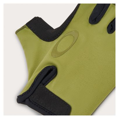 Guantes cortos Oakley Drops Road Verde