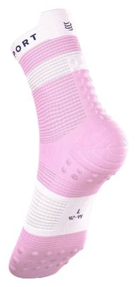 Compressport Pro Racing V4.0 Run Socks in High Violet/White