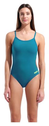 Arena Team Challenge Solid Blue Women's Back Swimsuit