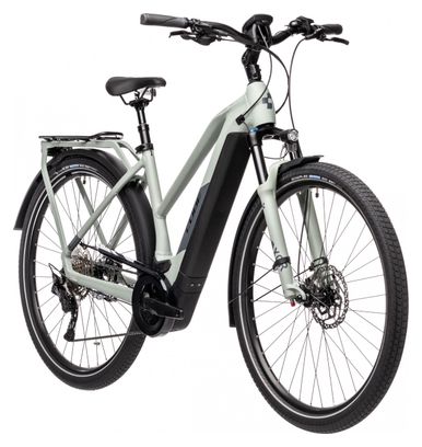 Bicicleta de ciudad eléctrica Cube Kathmandu Hybrid Pro 625 Trapeze Shimano Deore 10S 625 Wh 700 mm Lunar Grey 2021