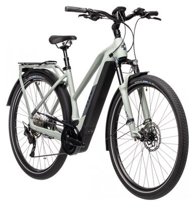 City E-Bike Cube Kathmandu Hybrid Pro 625 Trapeze Shimano Deore 10-fach 625 Wh 700 mm Mondgrau 2021