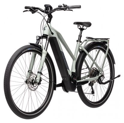 Bicicleta de ciudad eléctrica Cube Kathmandu Hybrid Pro 625 Trapeze Shimano Deore 10S 625 Wh 700 mm Lunar Grey 2021