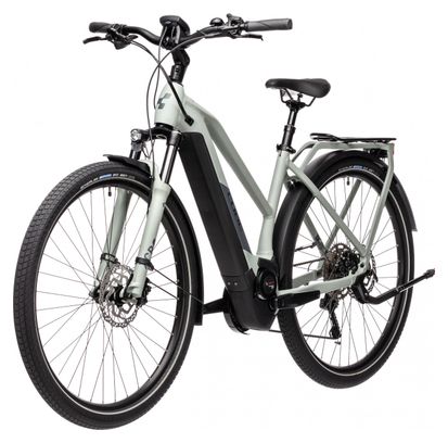 City E-Bike Cube Kathmandu Hybrid Pro 625 Trapeze Shimano Deore 10-fach 625 Wh 700 mm Mondgrau 2021