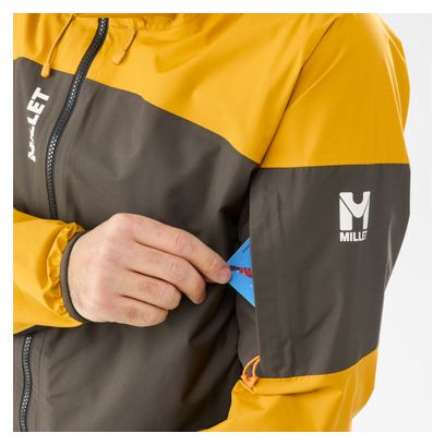 Millet Rutor Light 2.5L Waterproof Jacket Black/Yellow