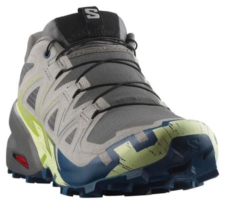 Chaussures Trail Salomon Speedcross 6 Gris/Bleu/Vert Homme