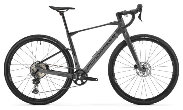 Mondraker Dusty Elektro-Gravelbike Shimano GRX 12S 350Wh 700mm Grau 2025