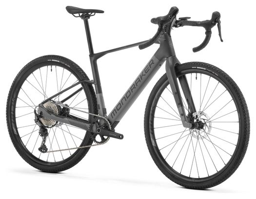 Mondraker Dusty Elektro-Gravelbike Shimano GRX 12S 350Wh 700mm Grau 2025