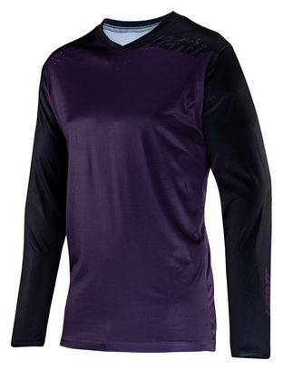 Leatt Enduro 4.0 shirt met lange mouwen, paars