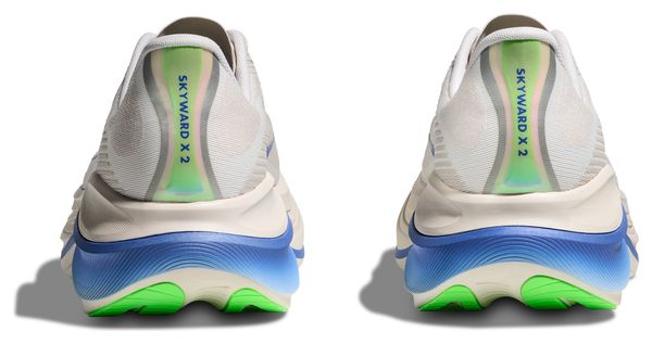 Hoka Skyward X 2 Men's Running Shoes - White/Blue/Green
