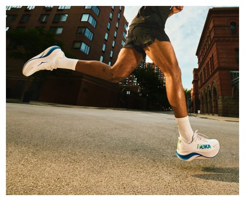 Hoka Skyward X 2 Men's Running Shoes - White/Blue/Green