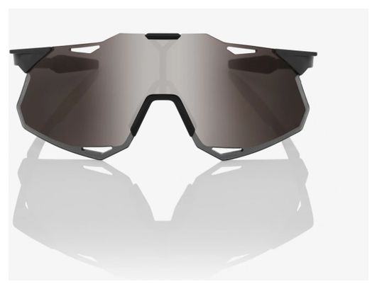 100% Hypercraft XS Brille Mattschwarz - Grau verdunkelte Gläser