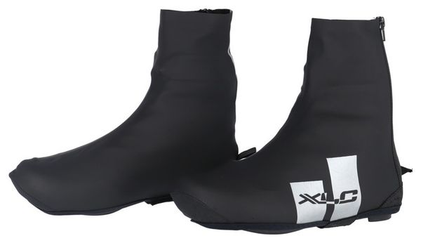 Pair of XLC BO-A08 Shoe Covers Black Silver