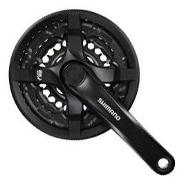 PEDALIER 28X38X48 SHIMANO 175mm 6 / 7 / 8 V Noir FC-TY501 EFCTY501E244CLB.