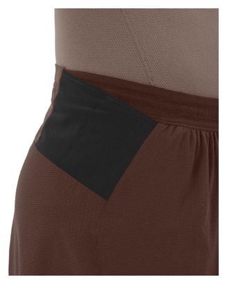Short Salomon Sense Aero Stow 5in Marron Homme