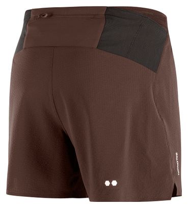 Short Salomon Sense Aero Stow 5in Marron Homme