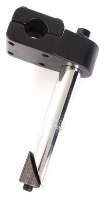 BMX Potence Prism Noire pour fouches 1  KHEbikes